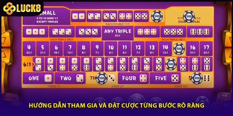 Hướng dẫn tham gia và đặt cược từng bước rõ ràng