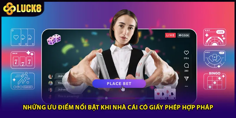 Giấy Phép Hoạt Động 2025 - Uy Tín Luck8 Được Cấp Phép 3 Những ưu điểm nổi bật khi nhà cái có giấy phép hợp pháp